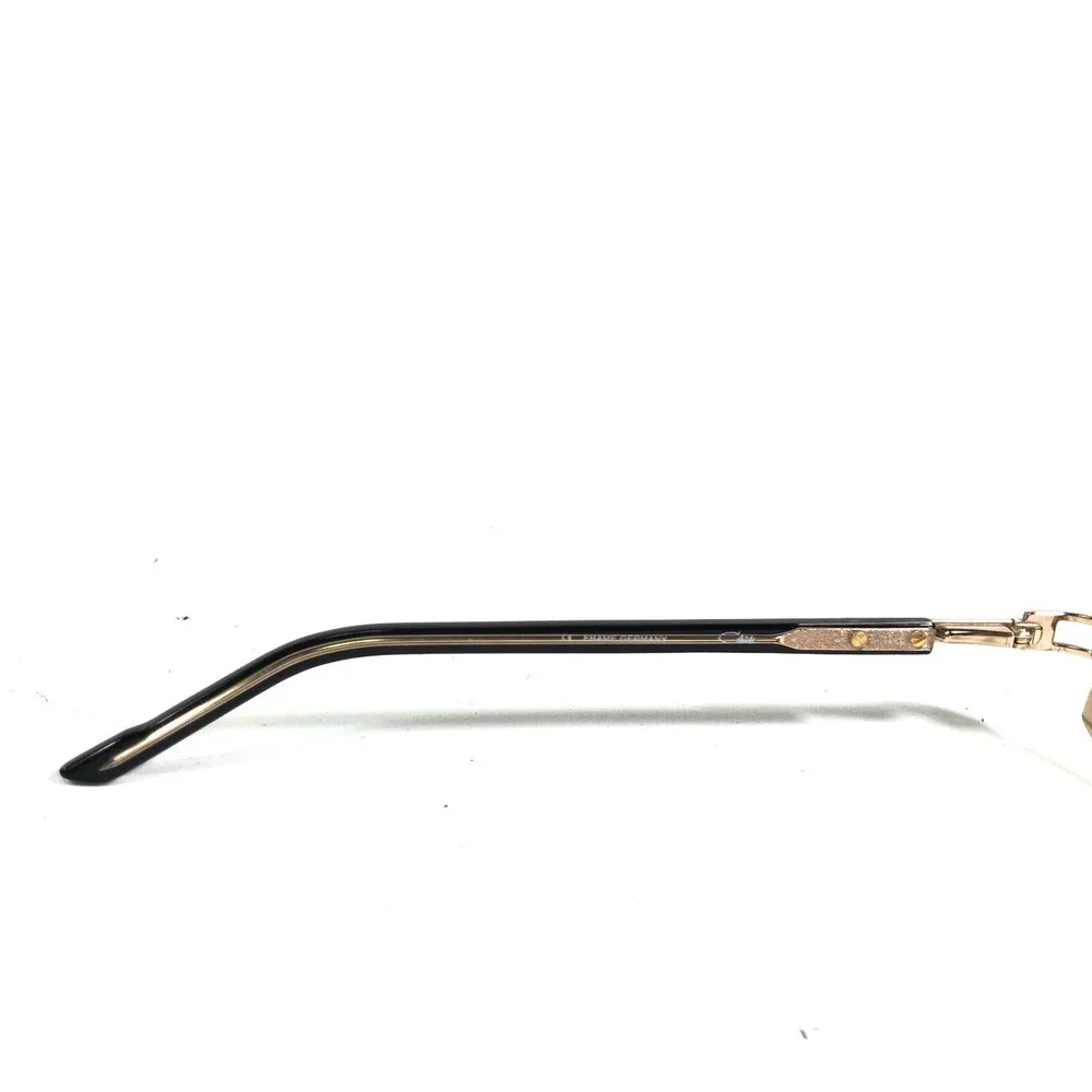 Cazal Eyeglasses Frames MOD. 469 COL. 338 Black Gold Rectangular 53-17-135